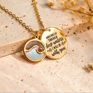 Deep Waters Faith Necklace